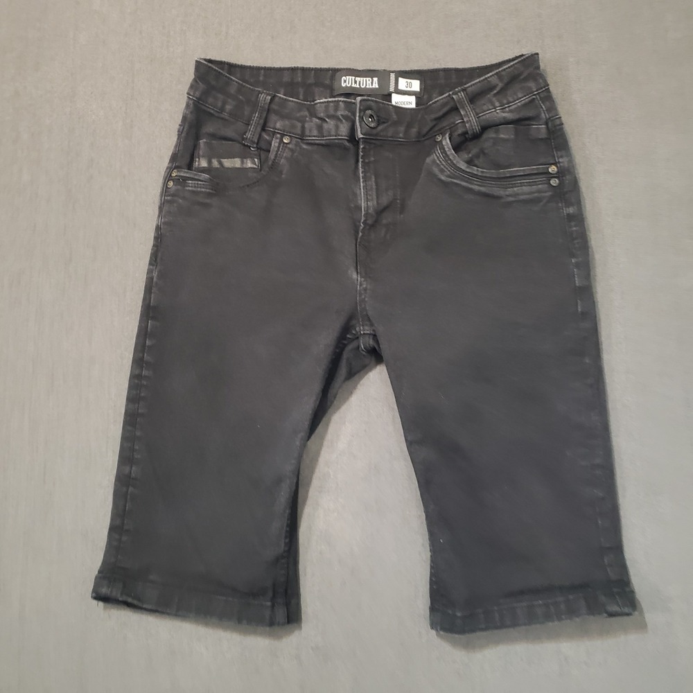 Cultura Jean Shorts Mens Size‎ 30 Modern Black